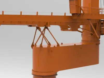 Crane 3D model 4