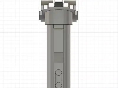 M249 Tube for M4 generic stock 3D print model