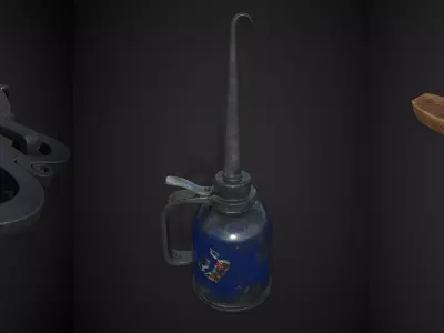 vintage asset pack 3 in one  Low-poly 3D model