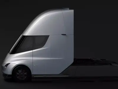 Tesla Semi 3axis 2018 3D model