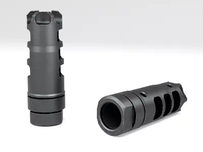 LANTAC Dragon Muzzle Brake Low-poly 3D model