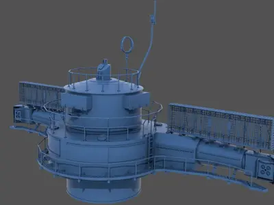 Yamato 15m main rangefinder - Commercial license - 1-100 scale 3D print model