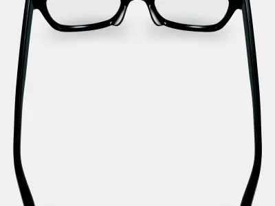 Drew Eyeglasses in Jet Black 3D model by D3DIdeal