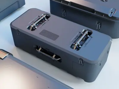 SciFi Crates and Containers 3D model