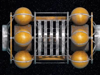 Space Module 004 3D model