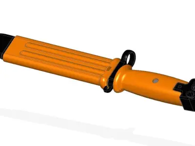 AKM bayonet 3D model