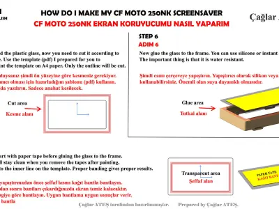 CFMOTO 250NK SCREENSAVER FRAME Free 3D print model