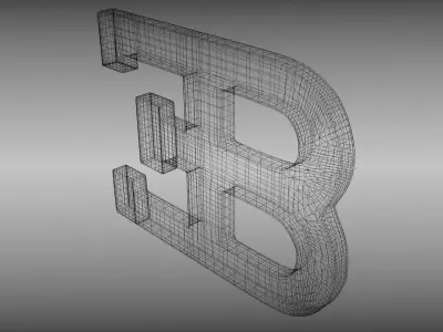 bugatti logo 3D model from CGTrader