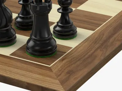 Chess Set v2 3D model