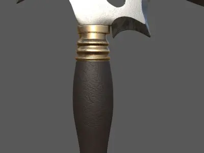 storm sickle Low-poly 3D model