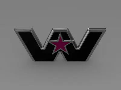Western Star Logo 3D model