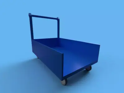 Industrial Trolley 3D model