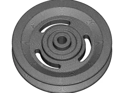 Plastic Premium Gym Machine Pulley Toy 3D model