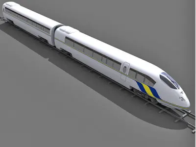 Speed Train 1 3D model