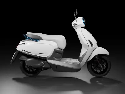 Electrical Motorcycle 3D model