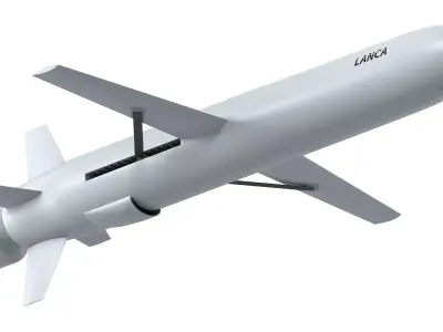 Polish Lanca cruise missile 3D model