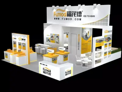Exhibition - Area - 9X8-3DMAX2009-0112 3D model