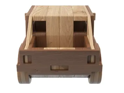  Wooden 4x4 Toy 