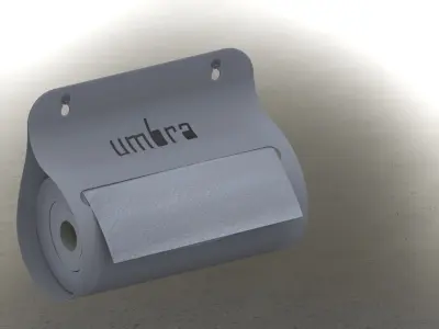 Simbio metal plate with letter m Free 3D model