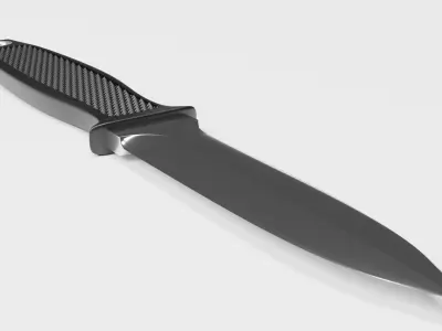 Modern dagger 3D model