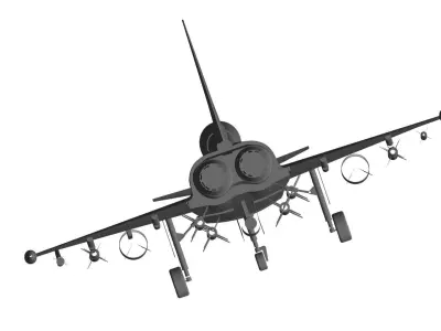 Eurofighter EF-2000 3D model purchase