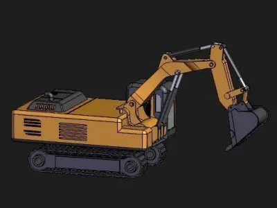 EXCAVATOR 3D model purchase