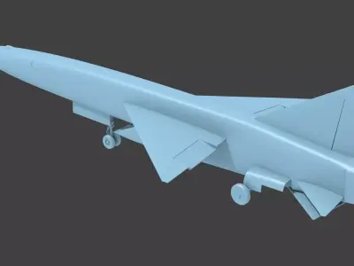 The Republic XF-103 3D print model