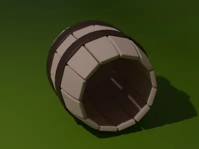 Barrel - Drum Free 3D model Free 3D model