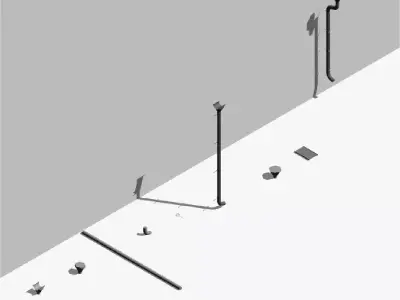 Drain - Pack of revit families 3D model