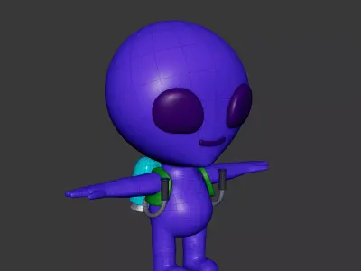 Alien 3D model 3D model purchase