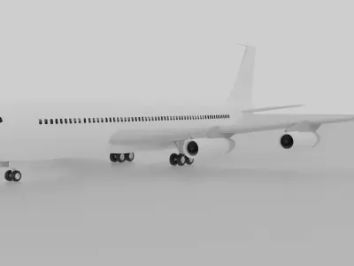 Boeing 707-320B 3D model