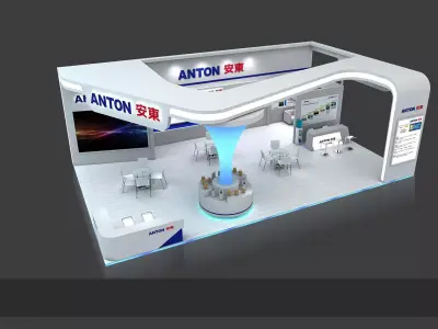 Exhibition - Area - 9X15-3DMAX2012-05 3D model