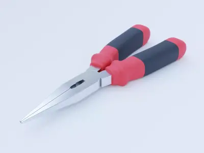 Needle Nose Pliers Low-poly 3D model