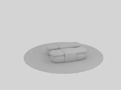  Salmon Sushi  Low-poly 3D model