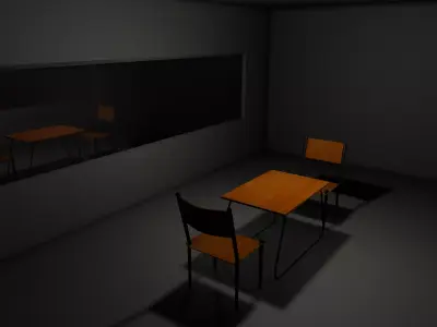Interrogation Room 3D model purchase