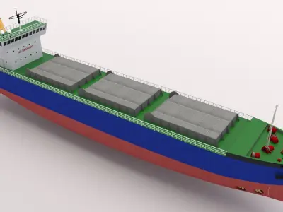 Cargo Ship 3D model