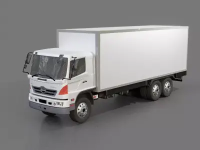 Hino Jumbo Ranger FM 320 2020 Box Truck 3D model