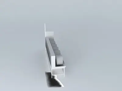 Fuller x 6 toilet Free 3D model