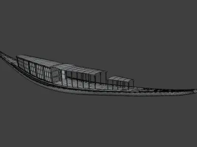 Khufu boat 3D model