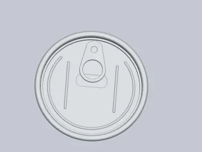 Aluminium lid 83mm Free 3D model