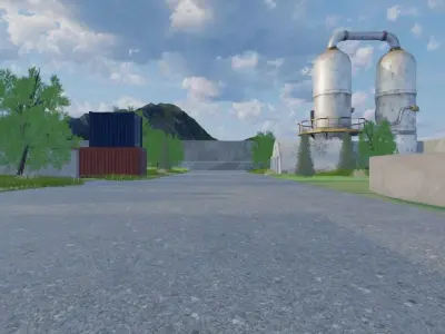 Wastewater Treatment Facility 3D model purchase