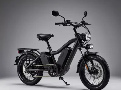 Rugged Electric Bicycle Low-poly 3D model