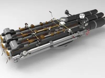 Torpedo launcher 3D model