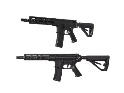ar 15 rifle  3D print model