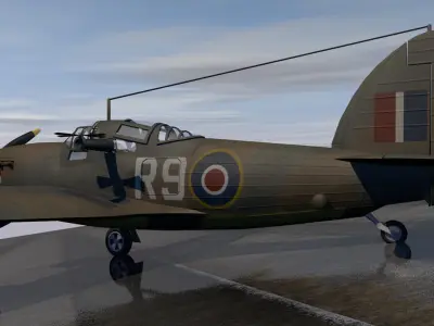 Hawker Henley Mk-1 3D model