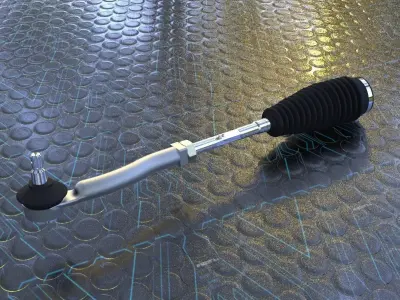 Arm Gear Steering Free 3D model