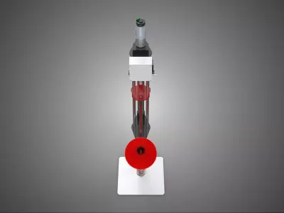 MINI VERTICAL AUGER HELICAL AUTO PRESS INJECTION MOLDING PLASTIC 3D model