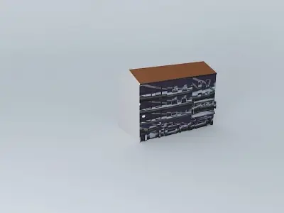 Residential and commercial buildings Free 3D model