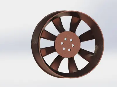 Wheel Rim 3D model 5
