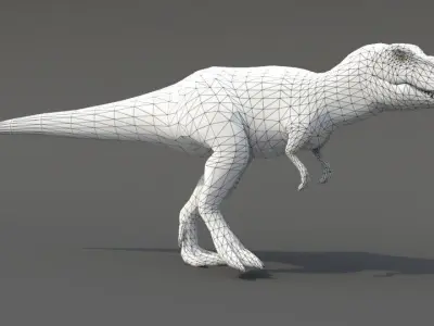 Tyrannosaurus Rex Low-poly 3D model order